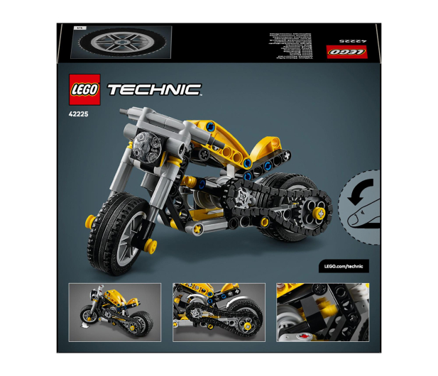 LEGO TECHNIC 42225 Żółty motocykl - 1489548 - zdjęcie 9